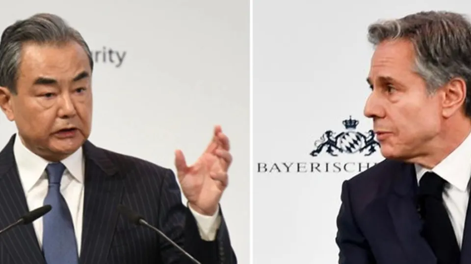 Wang Yi and Antony Blinken