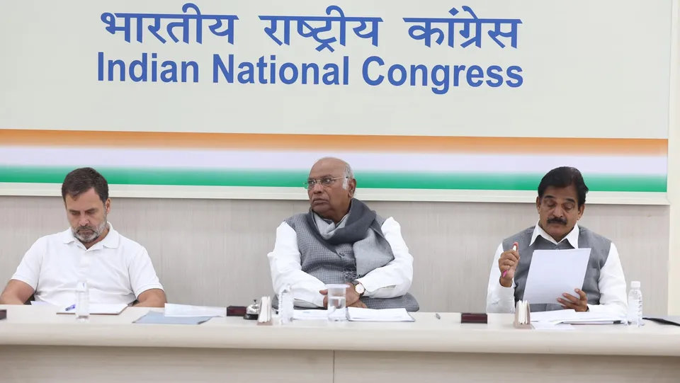 Rahul Gandhi Mallikarjun Kharge K C Venugopal Rajasthan
