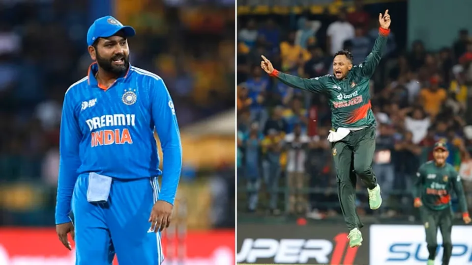 Rohit Sharma Shakib al Hasan India vs Bangladesh