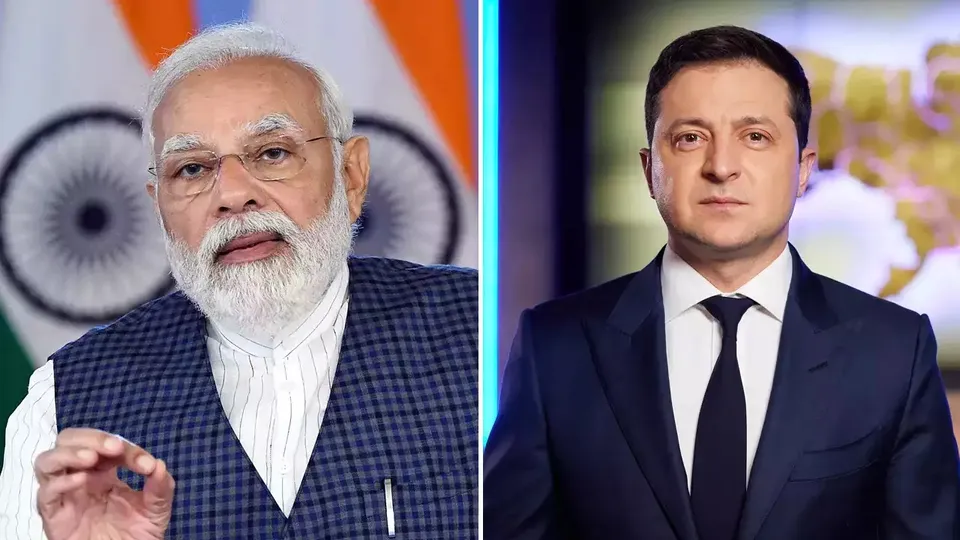 Narendra Modi Volodymyr Zelenskyy