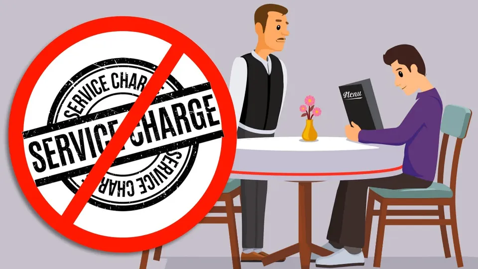service charge Restaurant Bill