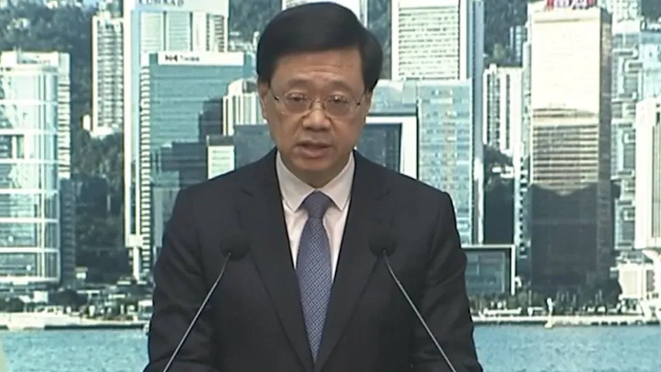 Hong Kong Chief Executive John Lee