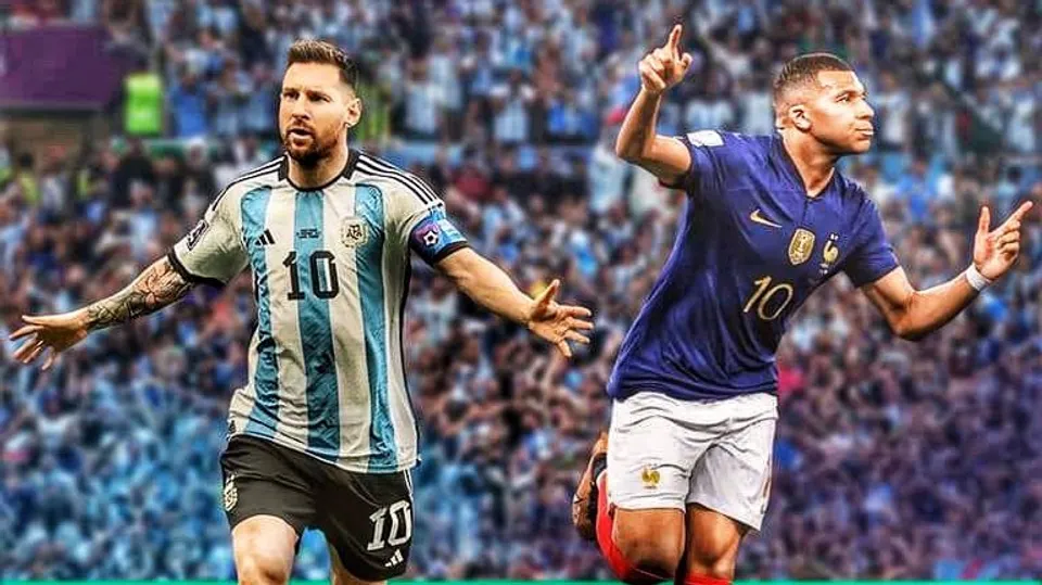 Lionel Messi and Kylian Mbappe