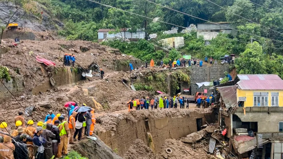 A stone quarry collapsed in Mizoram's Aizawl district on Tuesday 