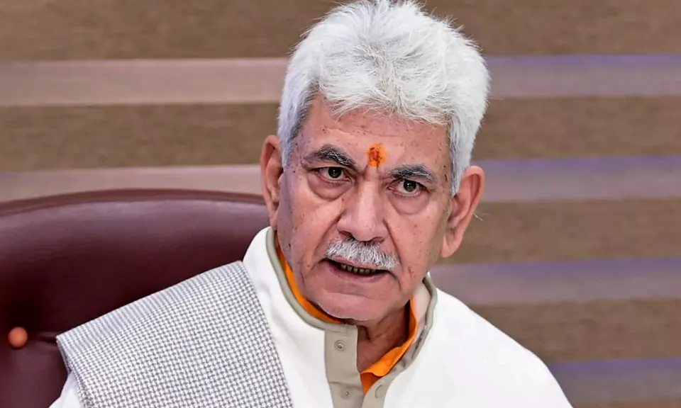 Jammu and Kashmir Lt Governor Manoj Sinha (File image)
