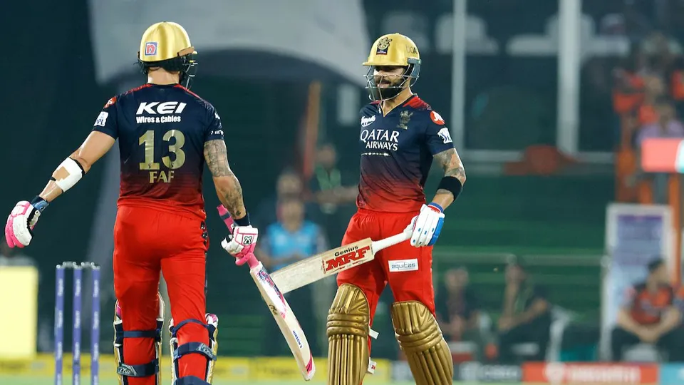 Faf du Plessis Virat Kohli RCB IPL