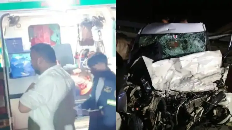Two cars collided on the Mumbai-Nagpur Expressway (Samriddhi Mahamarg) on Friday night