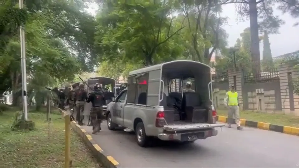 Khyber Pakhtunkhwa Chief Minister Ali Amin Gandapur was arrested after he arrived here to become a part of his party's protest.