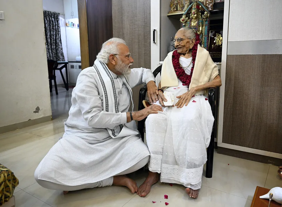 Hiraben Narendra Modi Mother Hiraba