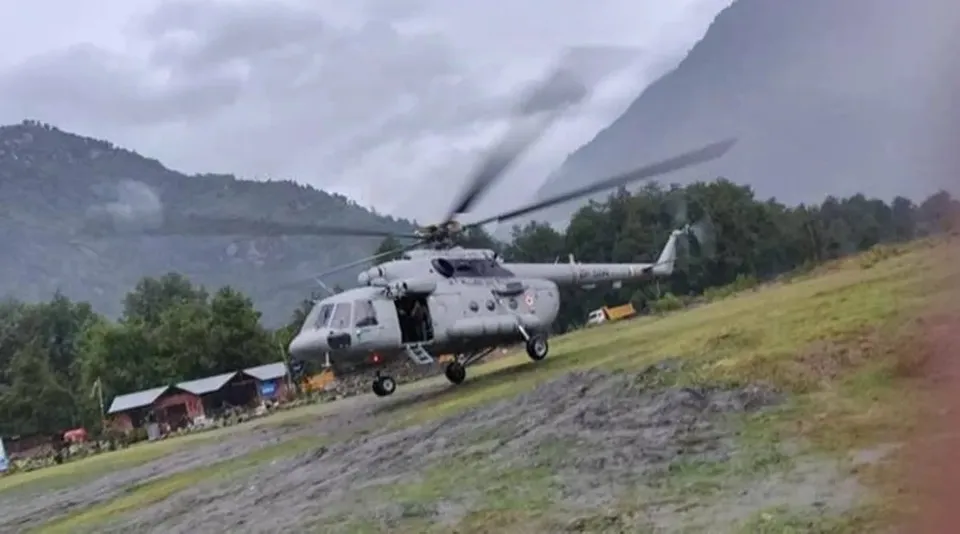 Manipur Indian Air Force Helicopter