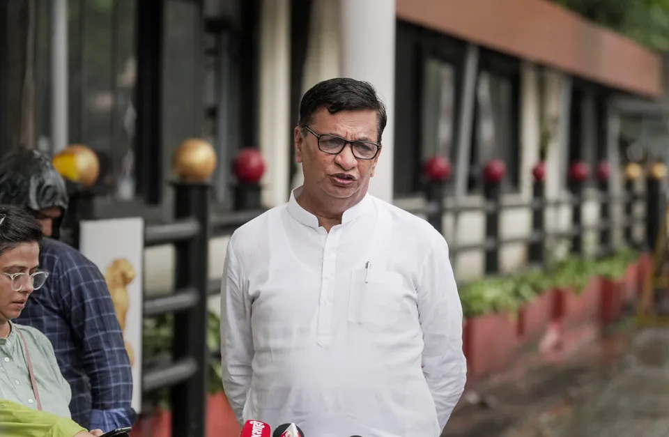 CSCO must not hesitate to criticise countries supporting terrorism: PM Modiongress leader Balasaheb Thorat speaks with the media as he arrives for the Congress Legislature Party meeting at Vidhan Bhavan, in Mumbai