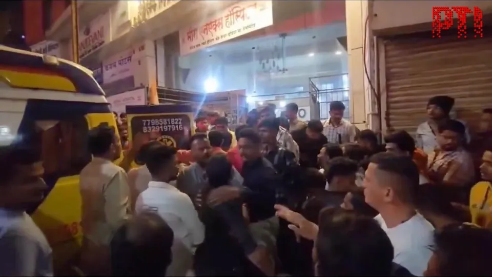  BJP MLA from Kalyan East Ganpat Gaikwad held for shooting Sena leader