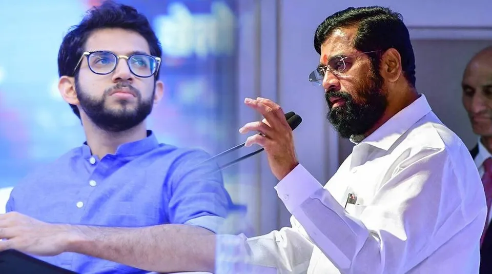 Eknath Shinde Aaditya Thackeray