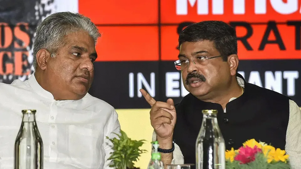 Dharmendra Pradhan Bhupender Yadav