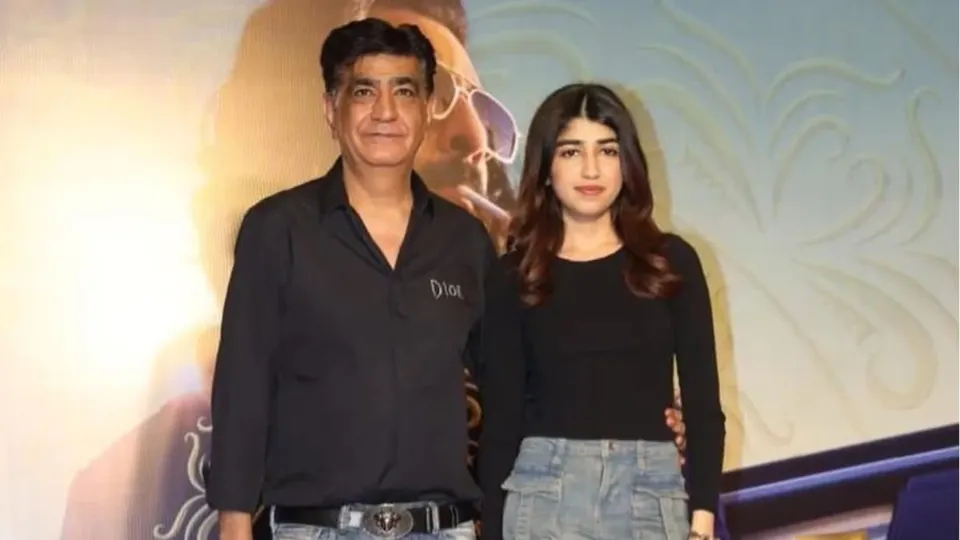 Actor-producer Krishan Kumar and daughter Tishaa