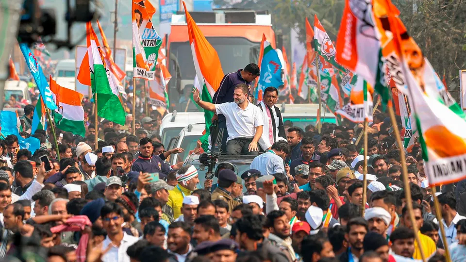 Rahul Gandhi Bharata Jodo nyay yatra in Bihar