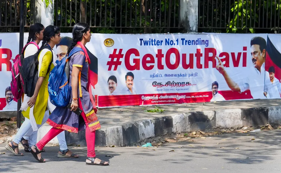 GetOutRavi R N Ravi Tamil Nadu Governor