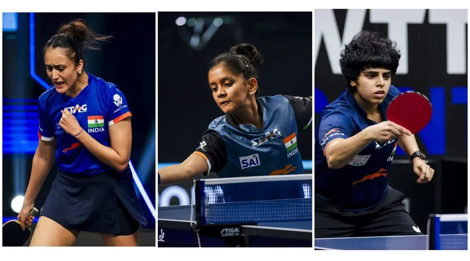 Manika Batra, Sreeja Akula and Archana Kamath