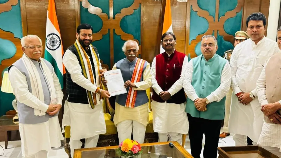 Nayab Singh Saini Haryana Governor