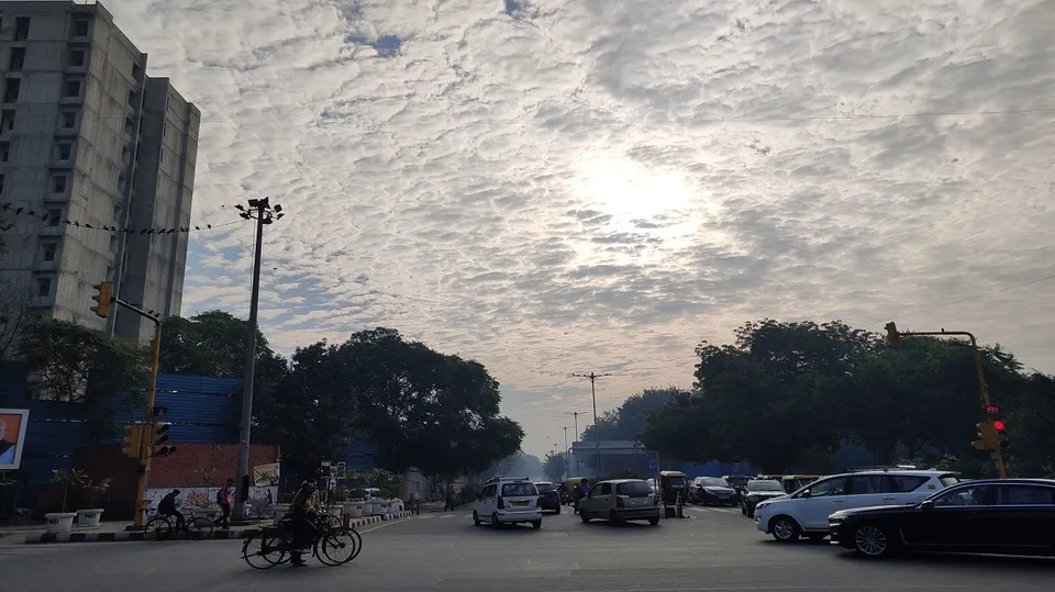 cloudy sky in Delhi clouds, monsoon