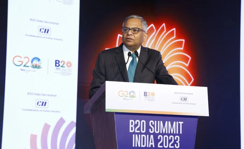 B20 India Chair N Chandrasekaran