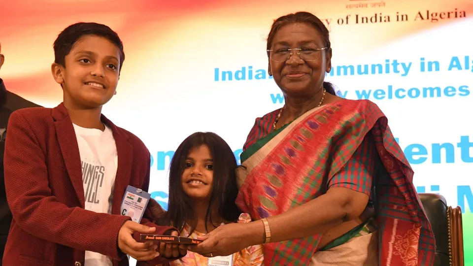 Droupadi Murmu in Algeria