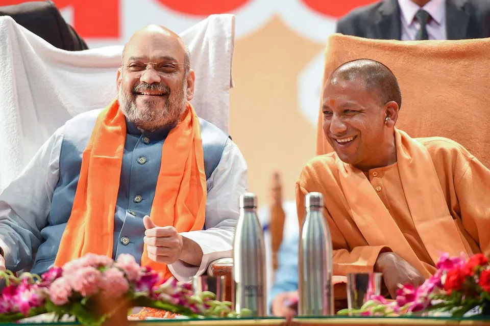 amit shah yogi adityanath BJP