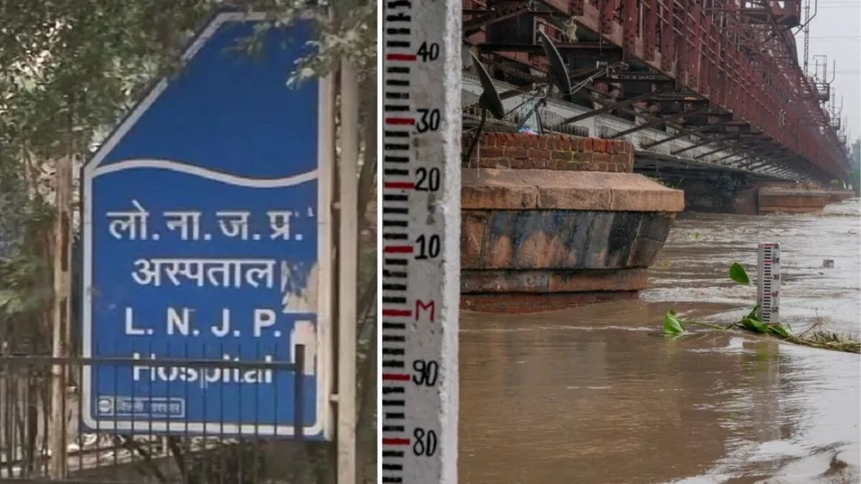 Delhi Flood LNJP Hospital