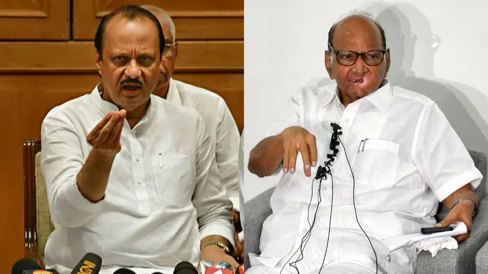 Ajit Pawar and sharad pawar
