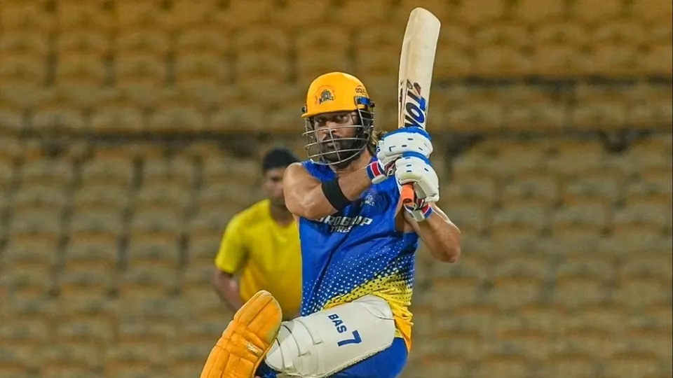 MS Dhoni CSK IPL Practice
