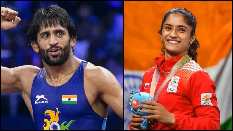 Bajrang Punia Vinesh Phogat