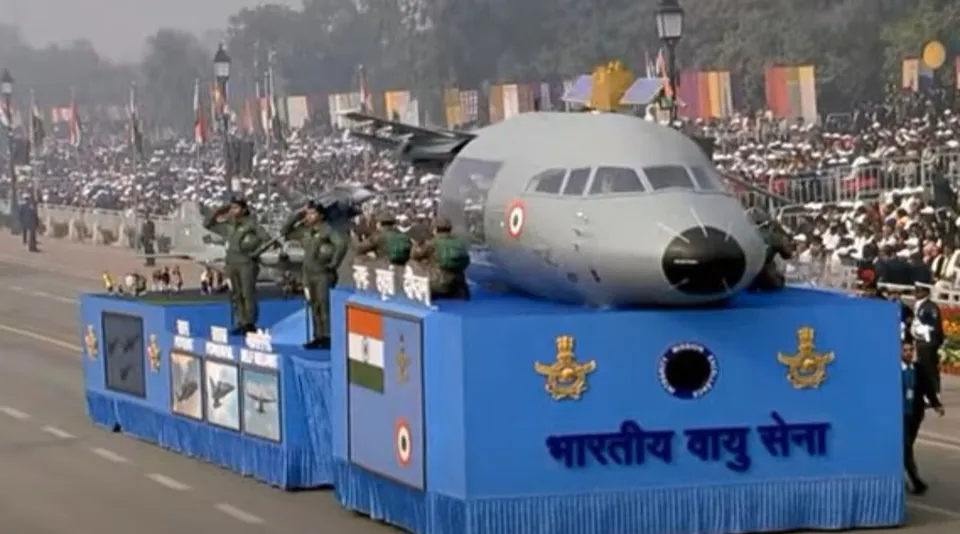 IAF Tableau at Kartavya Path