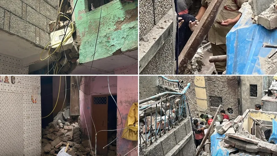 Bapa nagar delhi house collapse