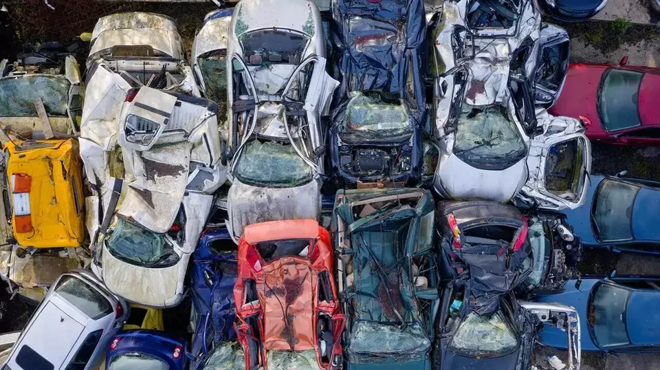 Scrapped vehicles