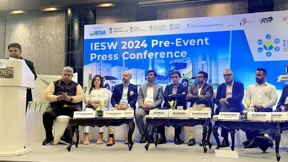 India Energy Storage Week pre-event press conference
