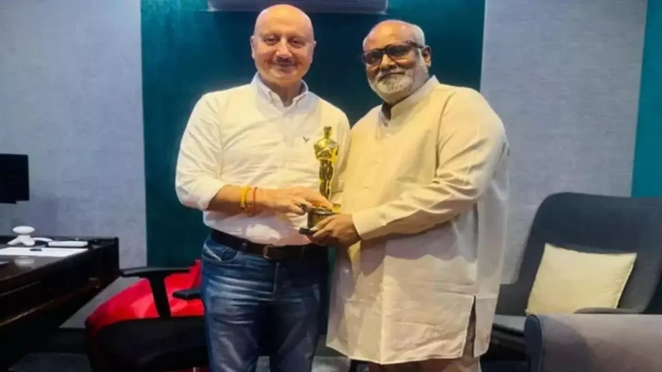 Anupam Kher collaborates with MM Keeravaani
