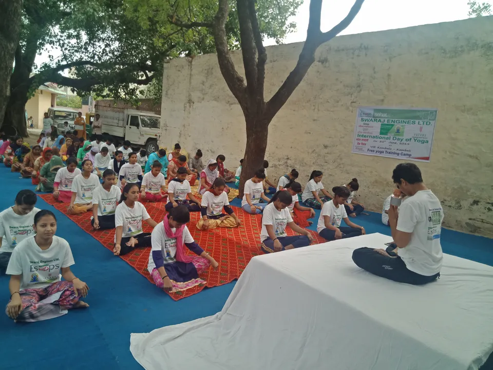 International Yoga day village