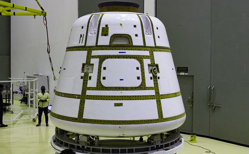 Preparations underway for Gaganyaan mission's Flight Test Vehicle Abort Mission-1 (TV-D1), which demonstrates the performance of the Crew Escape System, in Bengaluru