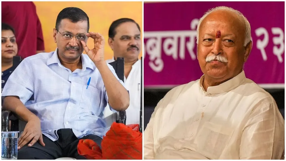 Arvind Kejriwal Mohan Bhagwat