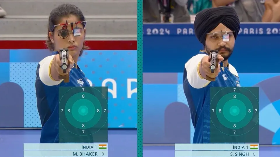 Manu Bhaker Sarabjot Singh