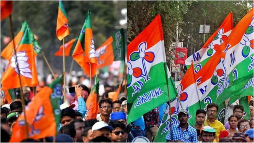BJP TMC Flag