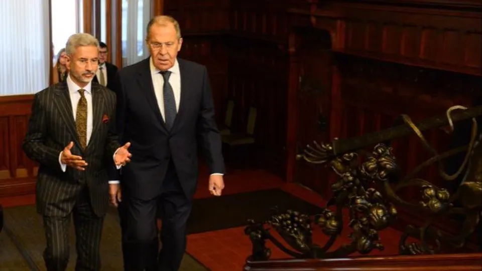 S Jaishankar and Sergey Lavrov