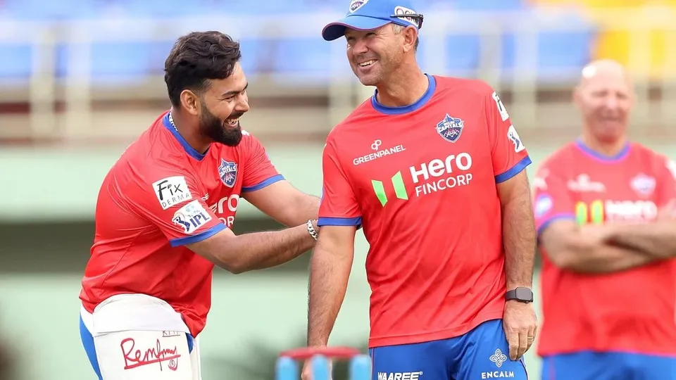 Rishabh Pant Ricky Ponting Delhi Capitals