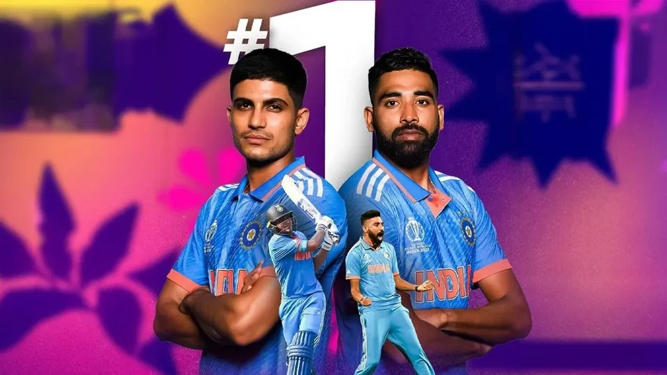 Shubman Gill and Mohammed Siraj