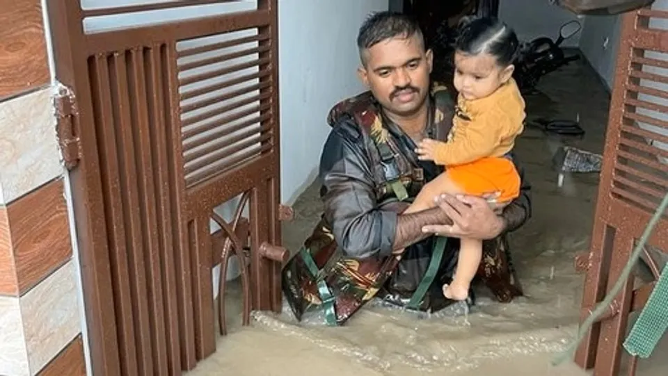 Punjab Rain Indian Army