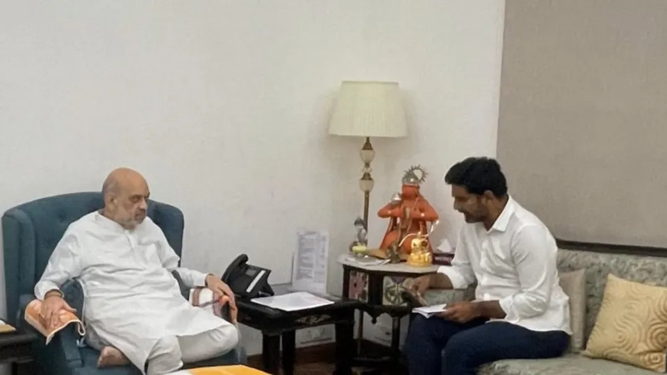 Nara Lokesh meets Amit Shah