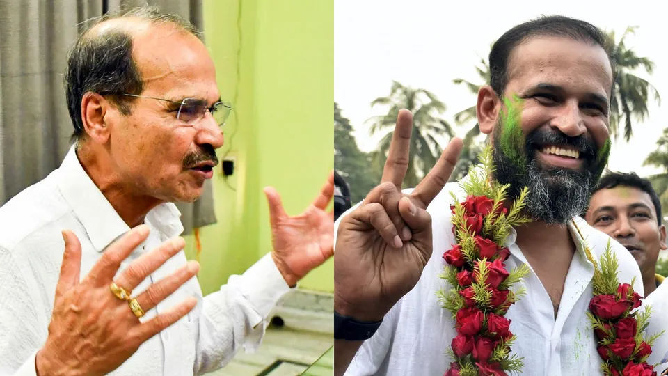 Adhir Ranjan Chowdhury Yusuf Pathan