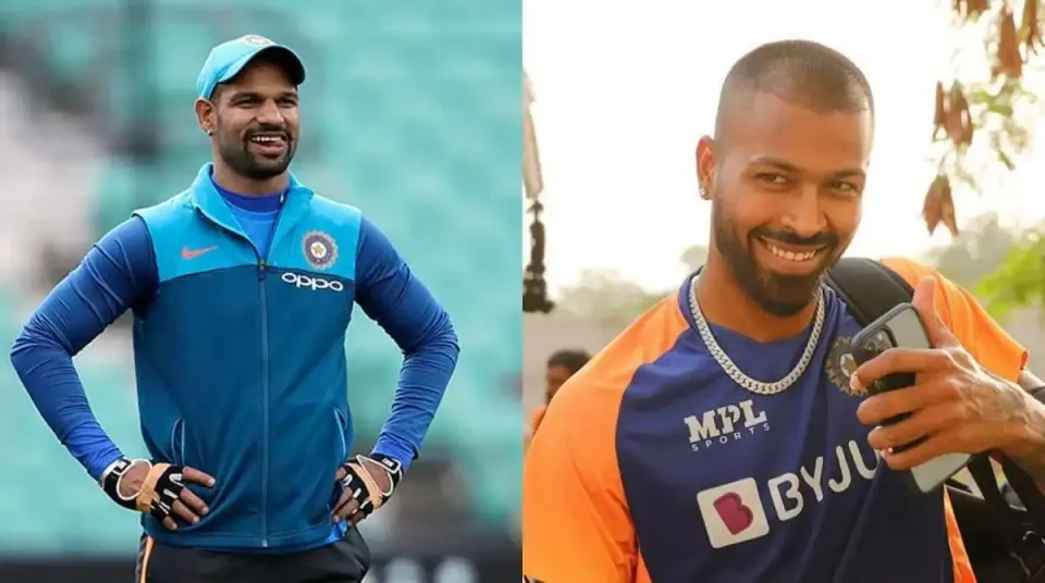 Shikhar Dhawan HArdik Pandya Cricket