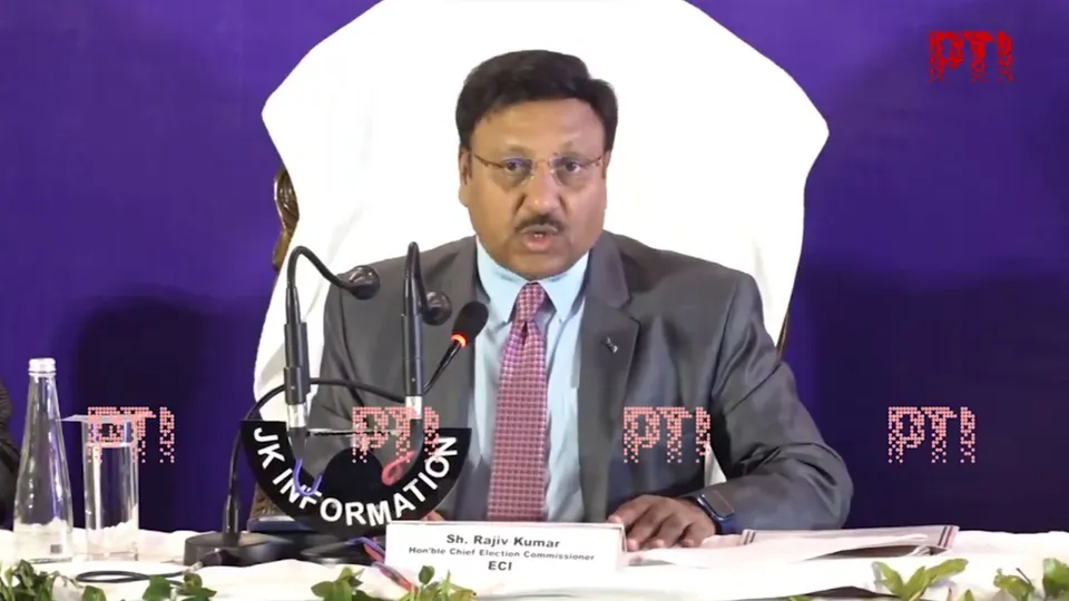 Chief Election Commissioner Rajiv Kumar