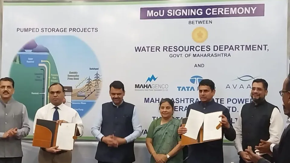 Avaada Group signs MoU for 2.75 GW of pumped storage projects in Maharashtra